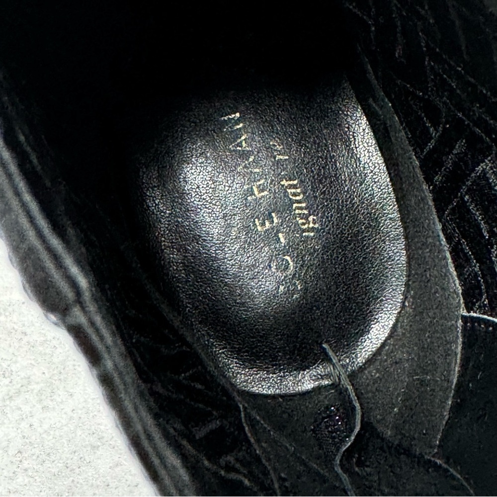 Cole Haan Grand Os Claremont Black Smooth Embossed Leather Bootie Womens Sz 10 B - Picture 10 of 11